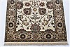 Tabriz Beige Runner Hand Knotted 27 X 59  Area Rug 250-24821 Thumb 4