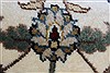 Tabriz Beige Runner Hand Knotted 27 X 59 Area Rug 250-24821 Thumb 6