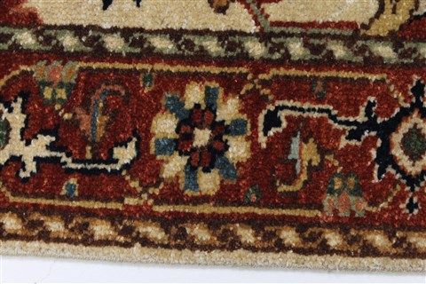 Serapi White Runner Hand Knotted 26 X 60 Area Rug 250-24822 Image 1