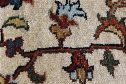 Serapi White Runner Hand Knotted 26 X 60 Area Rug 250-24822 Image 5