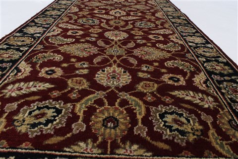 Kashan Red Runner Hand Knotted 20 X 62 Area Rug 250-24829 Image 1