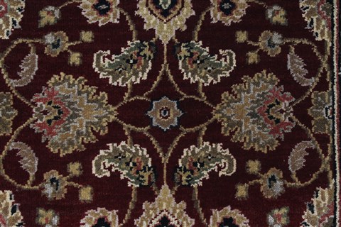Kashan Red Runner Hand Knotted 20 X 62 Area Rug 250-24829 Image 3