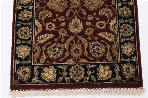 Kashan Red Runner Hand Knotted 20 X 62 Area Rug 250-24829 Image 4