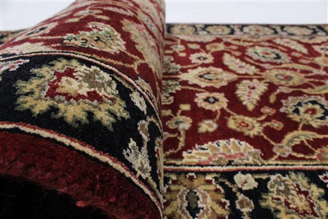 Kashan Red Runner Hand Knotted 20 X 62 Area Rug 250-24829 Image 9