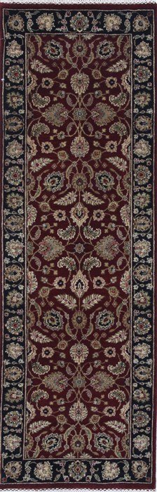 Kashan Red Runner Hand Knotted 20 X 62 Area Rug 250-24829 Image 0