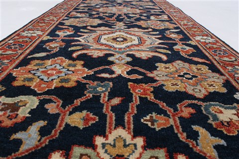 Serapi Blue Runner Hand Knotted 20 X 511 Area Rug 250-24831 Image 2