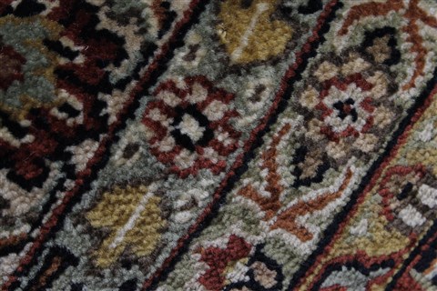 Tabriz Beige Hand Knotted 1110 X 152 Area Rug 250-24842 Image 7