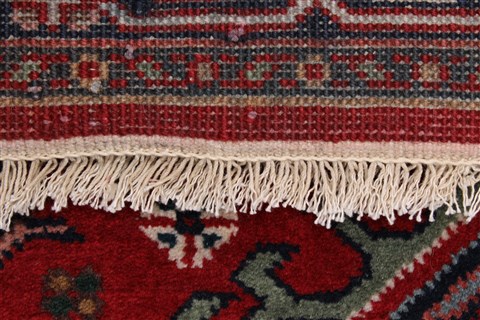 Karajeh Red Runner Hand Knotted 28 X 511 Area Rug 250-24843 Image 12