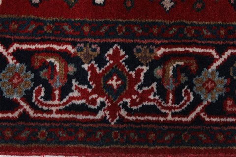 Karajeh Red Runner Hand Knotted 28 X 511 Area Rug 250-24843 Image 2