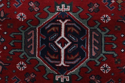 Karajeh Red Runner Hand Knotted 28 X 511 Area Rug 250-24843 Image 3