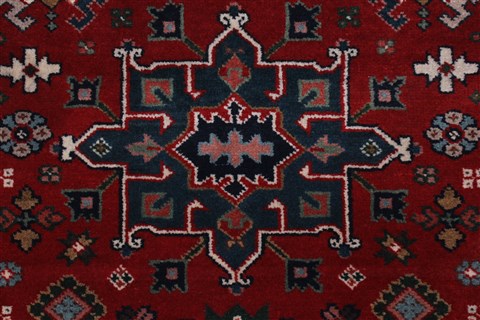 Karajeh Red Runner Hand Knotted 28 X 511 Area Rug 250-24843 Image 4
