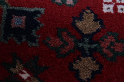 Karajeh Red Runner Hand Knotted 28 X 511 Area Rug 250-24843 Image 7