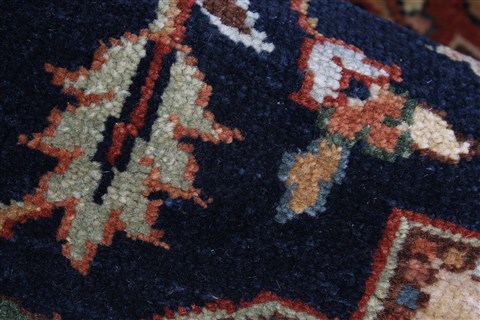 Serapi Blue Runner Hand Knotted 26 X 511 Area Rug 250-24847 Image 8
