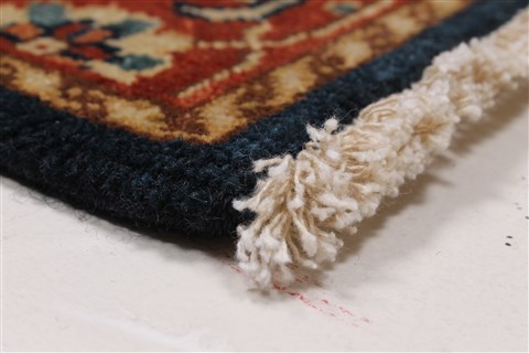 Serapi Blue Runner Hand Knotted 26 X 60 Area Rug 250-24849 Image 6