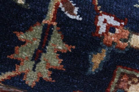 Serapi Blue Runner Hand Knotted 26 X 60 Area Rug 250-24849 Image 8