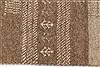 Modern Brown Runner Hand Knotted 27 X 60  Area Rug 250-24856 Thumb 1