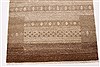 Modern Brown Runner Hand Knotted 27 X 60  Area Rug 250-24856 Thumb 3