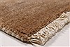 Modern Brown Runner Hand Knotted 27 X 60  Area Rug 250-24856 Thumb 4