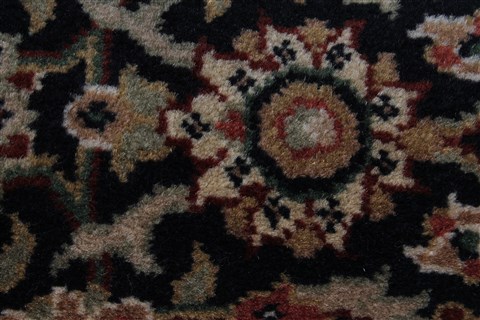 Herati Black Hand Knotted 28 X 58 Area Rug 250-24859 Image 6