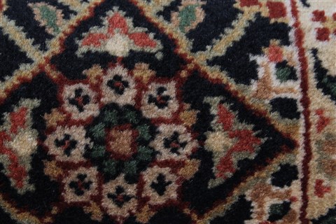 Herati Black Hand Knotted 28 X 58 Area Rug 250-24859 Image 7