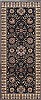 Haji Jalili Black Runner Hand Knotted 27 X 61  Area Rug 250-24865 Thumb 0