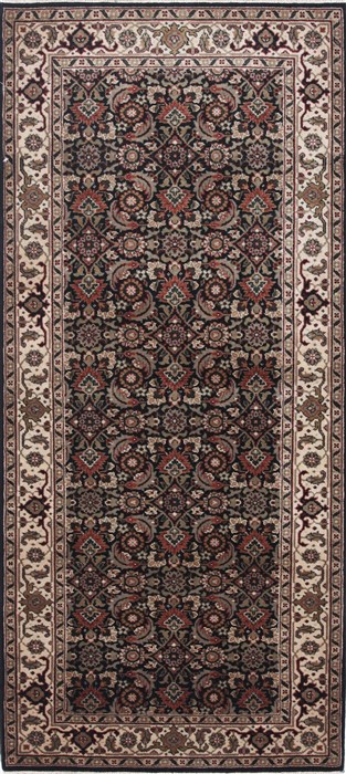 Herati Black Hand Knotted 28 X 510  Area Rug 250-24884 Image 0