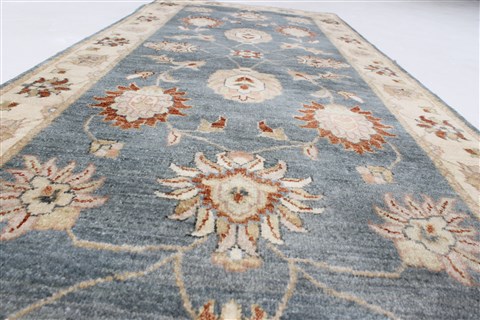 Ziegler Grey Runner Hand Knotted 27 X 62 Area Rug 250-24891 Image 10