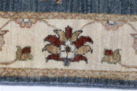 Ziegler Grey Runner Hand Knotted 27 X 62 Area Rug 250-24891 Image 1
