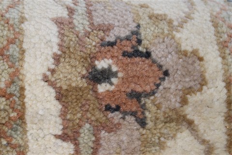 Ziegler Grey Runner Hand Knotted 27 X 62 Area Rug 250-24891 Image 7