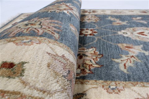 Ziegler Grey Runner Hand Knotted 27 X 62 Area Rug 250-24891 Image 8