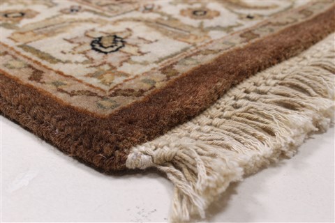 Kashan Brown Runner Hand Knotted 27 X 68 Area Rug 250-24892 Image 6