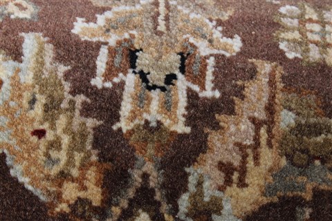 Kashan Brown Runner Hand Knotted 27 X 68 Area Rug 250-24892 Image 8
