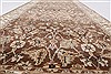 Kashan Brown Runner Hand Knotted 27 X 68  Area Rug 250-24892 Thumb 2