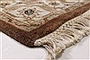 Kashan Brown Runner Hand Knotted 27 X 68  Area Rug 250-24892 Thumb 6