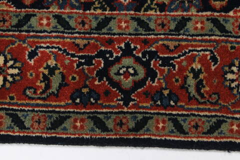 Herati Blue Runner Hand Knotted 26 X 60  Area Rug 250-24904 Image 10
