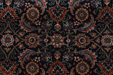 Herati Blue Runner Hand Knotted 26 X 60  Area Rug 250-24904 Image 1