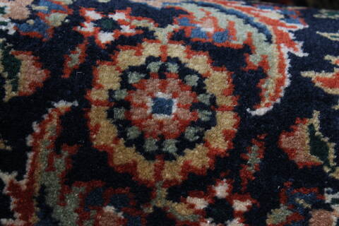 Herati Blue Runner Hand Knotted 26 X 60  Area Rug 250-24904 Image 5