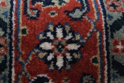 Herati Blue Runner Hand Knotted 26 X 60  Area Rug 250-24904 Image 6