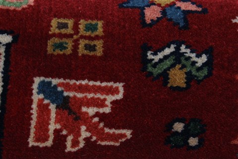 Karajeh Red Runner Hand Knotted 26 X 61 Area Rug 250-24908 Image 8