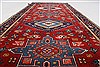 Karajeh Red Runner Hand Knotted 26 X 61  Area Rug 250-24908 Thumb 1