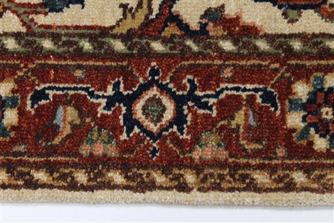 Serapi White Runner Hand Knotted 26 X 61 Area Rug 250-24912 Image 1
