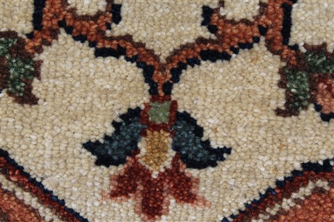Serapi White Runner Hand Knotted 26 X 61 Area Rug 250-24912 Image 6