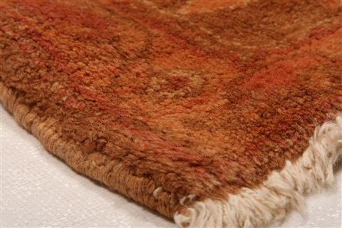 Meshkin Yellow Runner Hand Knotted 46 X 142 Area Rug 100-24915 Image 6