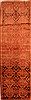 Meshkin Yellow Runner Hand Knotted 46 X 142 Area Rug 100-24915 Thumb 0