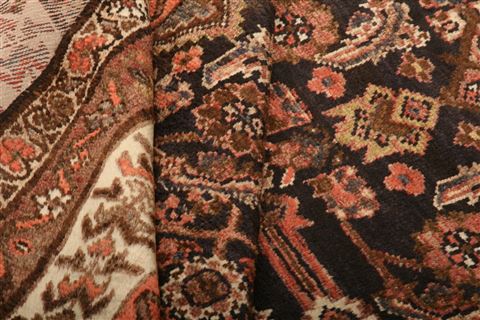 Malayer Black Runner Hand Knotted 38 X 99 Area Rug 100-24916 Image 4