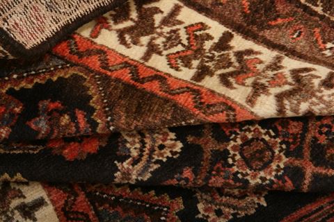Malayer Black Runner Hand Knotted 38 X 99 Area Rug 100-24916 Image 5