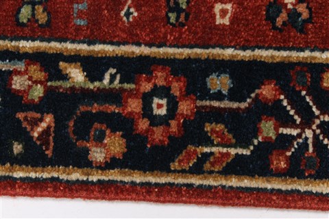 Karajeh Brown Runner Hand Knotted 21 X 511 Area Rug 250-24926 Image 2