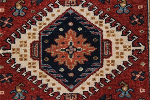 Karajeh Brown Runner Hand Knotted 21 X 511 Area Rug 250-24926 Image 3