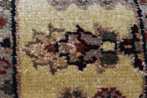 Haji Jalili Beige Runner Hand Knotted 28 X 61 Area Rug 250-24982 Image 8