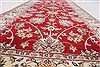 Isfahan Red Runner Hand Knotted 27 X 62  Area Rug 250-24985 Thumb 3